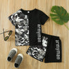 9M-4Y Toddler Boys Outfits Sets Camo Letter T-Shirts & Shorts Wholesale Boys Boutique Clothing - PrettyKid