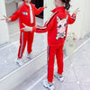 children's apparel wholesale Kid Girl Small Fish Pattern Casual Tops & Pants - PrettyKid