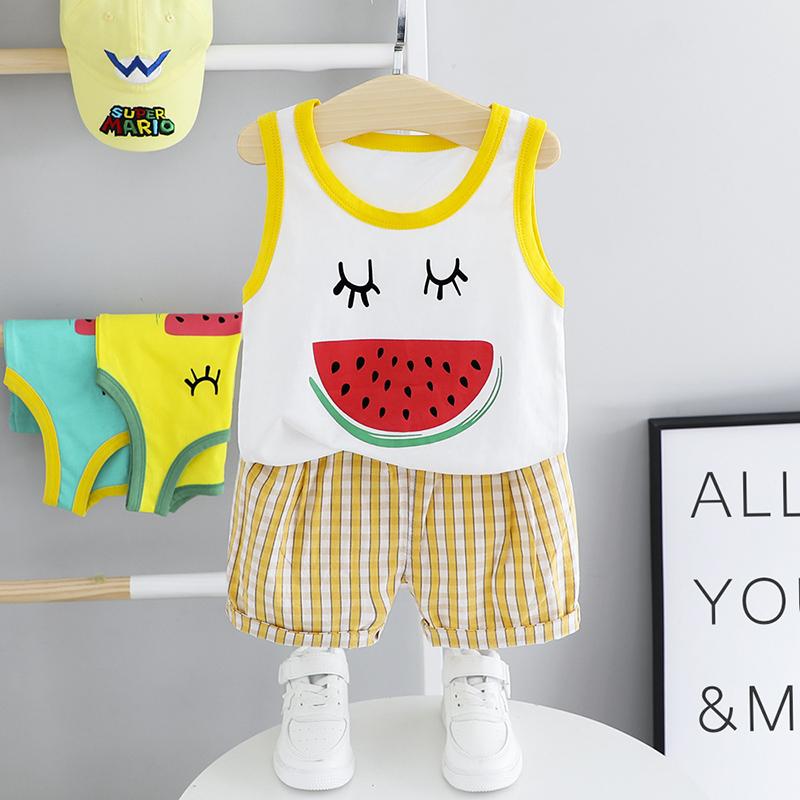 2-piece Watermelon Pattern T-shirt & Shorts for Children Boy£¨No Shoes???Wholesale children's clothing - PrettyKid