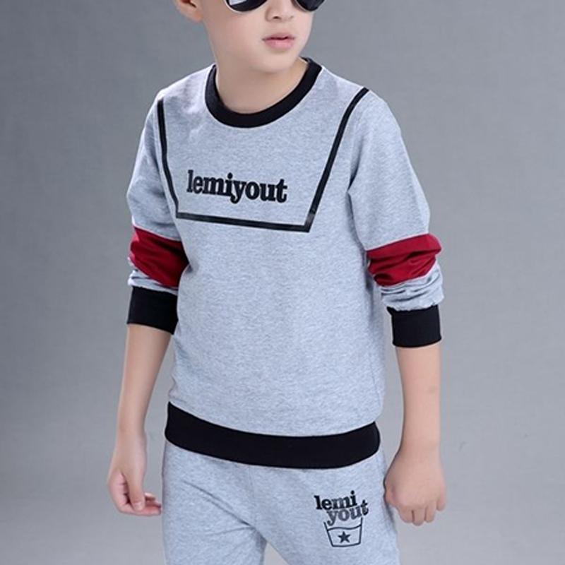 2-piece Letter Pattern Suit for Boy - PrettyKid