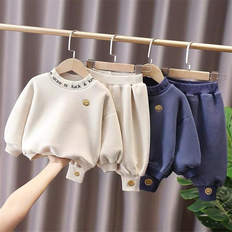 2-piece Extra Thick Sweatshirt & Pants for Children Boy - PrettyKid