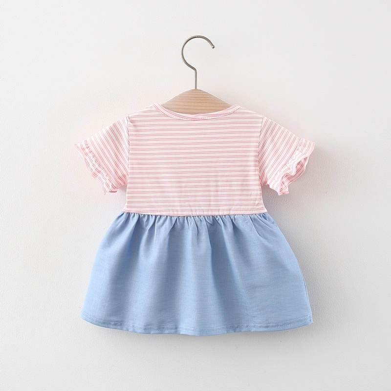 Baby Girl Rabbit Pattern Summer Dress Wholesale Children's Clothing - PrettyKid