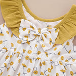 Toddler Girl Ruffle Collar Floral Dress - PrettyKid