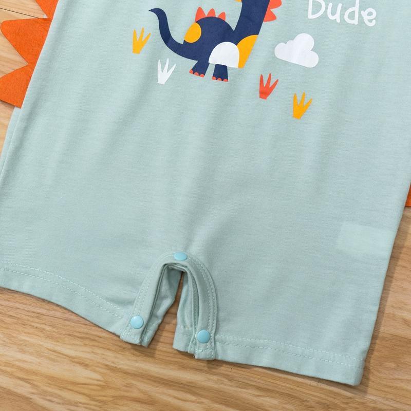 Dinosaur Pattern Bodysuit for Baby - PrettyKid