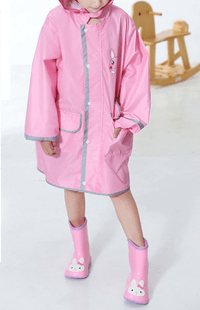 Children's Cartoon Long Jumpsuit Raincoat Only Raincoat - PrettyKid