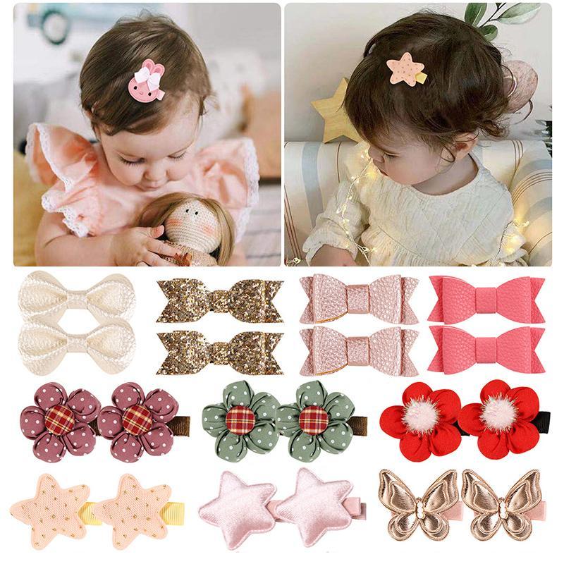 Baby Girl 2-piece Hair Clip Children's Clothing - PrettyKid