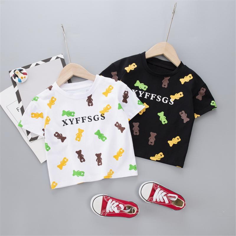 Letter Pattern T-shirt for Children Boy - PrettyKid