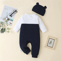 2-piece Panda Pattern Jumpsuit & Hat for Baby - PrettyKid