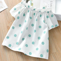 Toddler Girl Polka Dot Sling Top Children's Clothing - PrettyKid