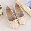 Bow Soft Sole Leather Shoes For Kid Girls - PrettyKid