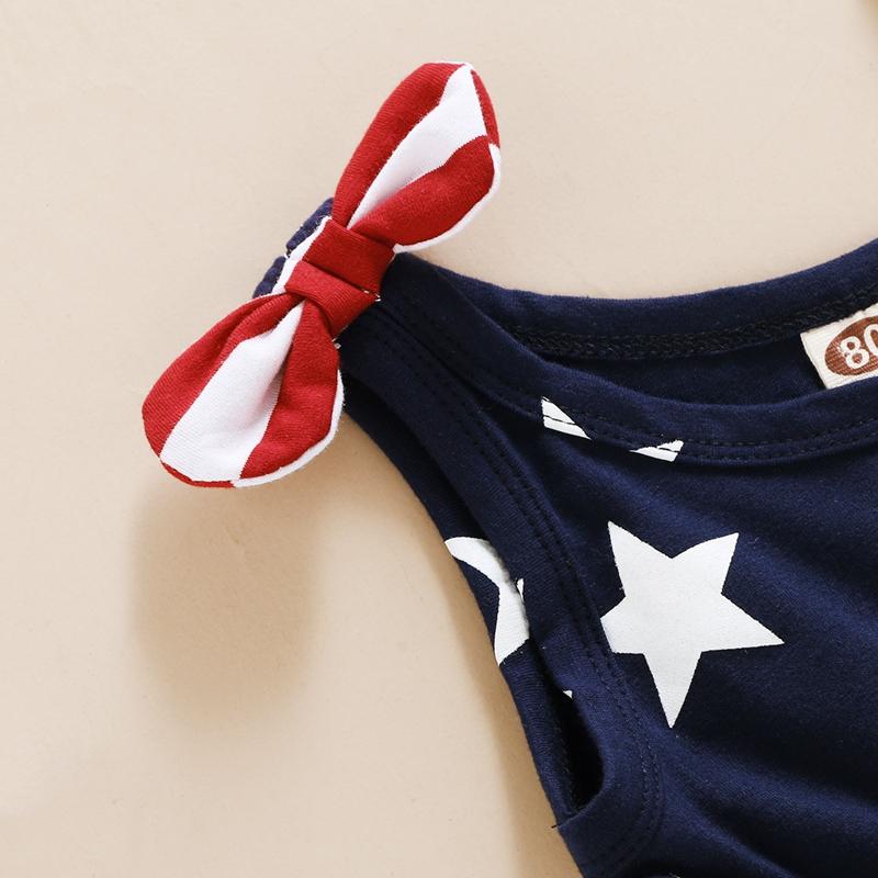 Toddler Girl Independence Day Dress - PrettyKid