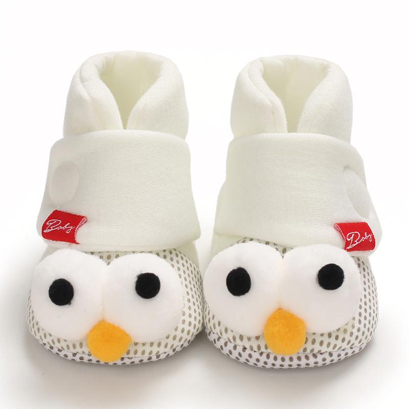 Velcro Design Cotton Fabric Shoes for Baby - PrettyKid