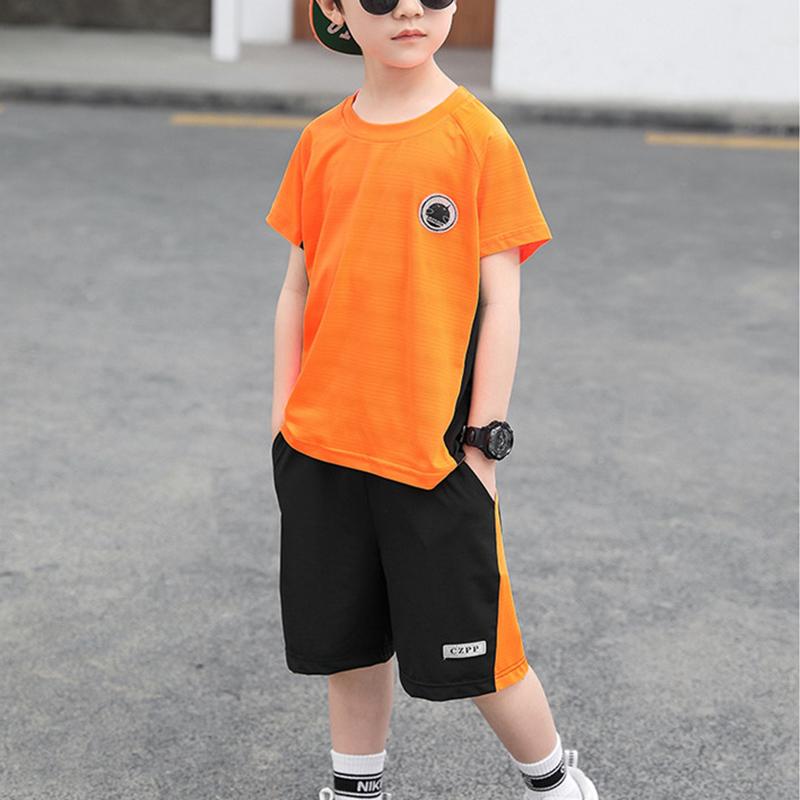 Boy Color-block Breathable Quick-drying Suit - PrettyKid