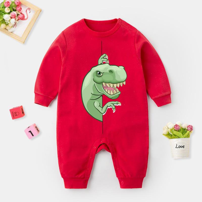 Dinosaur Pattern Jumpsuit for Baby - PrettyKid