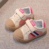 trendy kids wholesale clothing Toddler Boy Letter Pattern Velcro Canvas Shoes Wholesale - PrettyKid