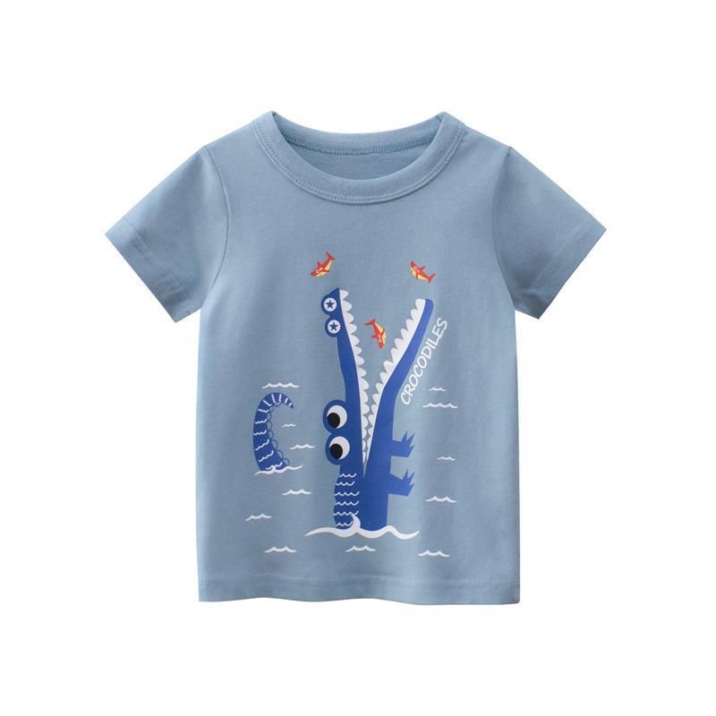 Grow Boy Octopus Pattern T-shirt - PrettyKid