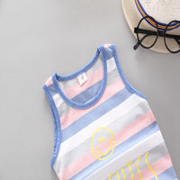 Strip Tank Top and Shorts Set - PrettyKid