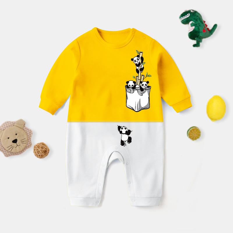 Panda Pattern Jumpsuit for Baby - PrettyKid