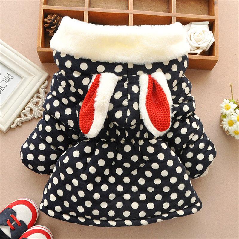 Thick Polka Dot Jacket for Toddler Girl - PrettyKid