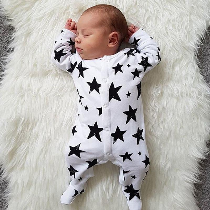 Baby Pentagram Pattern Spring Jumpsuit - PrettyKid