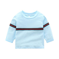 Striped Long Sleeve T-shirt for Children Boy - PrettyKid