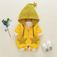 3D Design Star Hooded Jumpsuit for Baby - PrettyKid