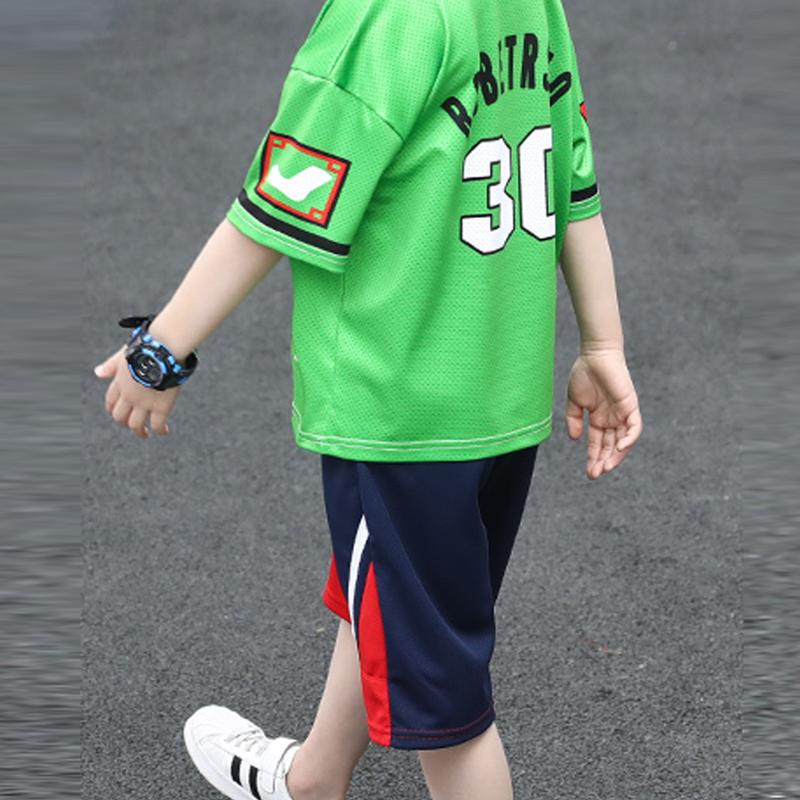 Boy Sporty Color-block T-shirt & Shorts - PrettyKid