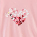 little girl clothing vendors Kid Girl Peach Heart Sweater - PrettyKid