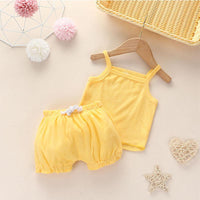 2-piece Sling Top & Shorts for Baby Girl - PrettyKid