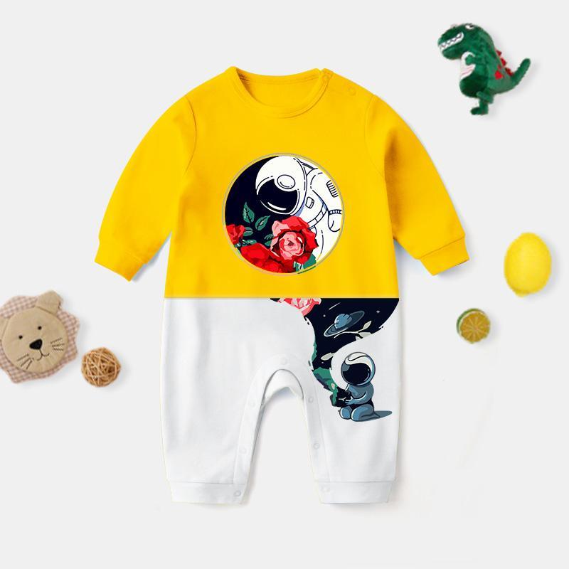 Astronaut Pattern Jumpsuit for Baby - PrettyKid