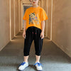 Boy Bear Pattern T-shirt & Capri Pants - PrettyKid