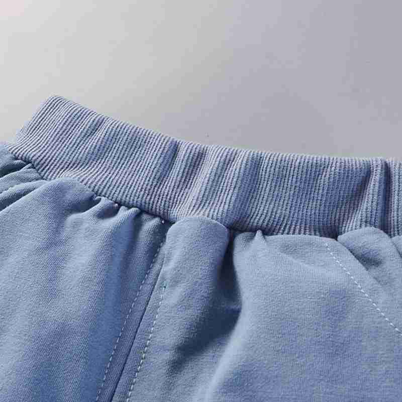 2-piece Solid Pocket Decor Sweatshirt and Pants Set Children's Clothing - PrettyKid