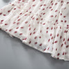 Toddler Girl Ruffle Sleeves Floral Chiffon Dress - PrettyKid