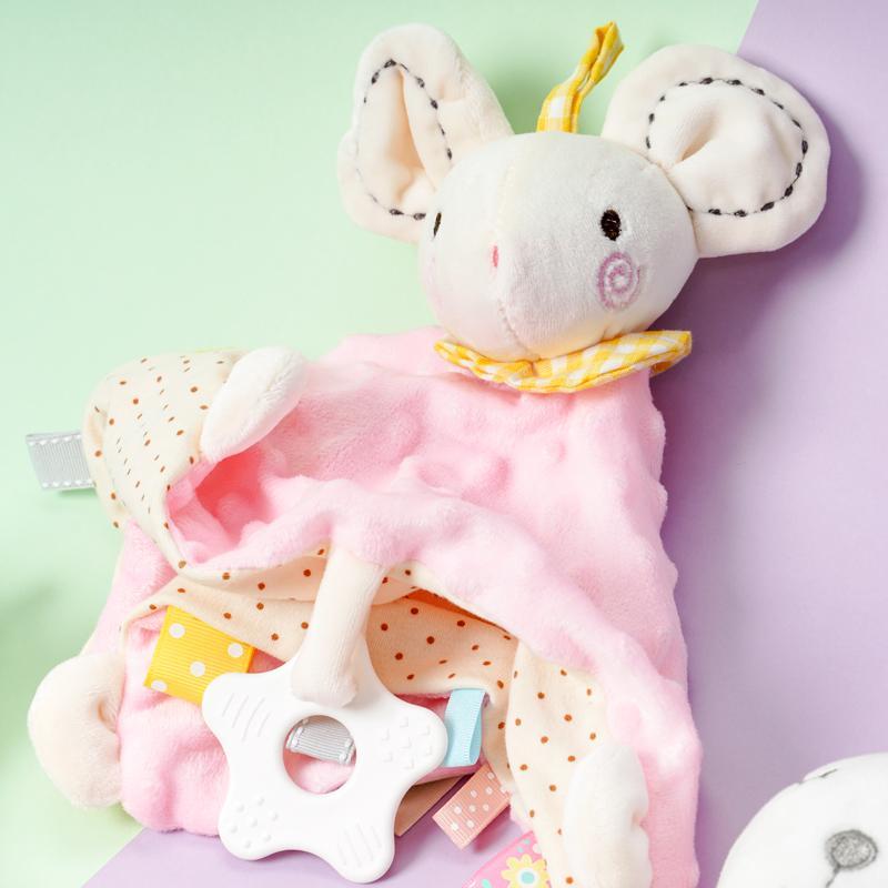 Baby Stuffed Animal Toys Soothe Appease Towel Soft Plush Comforting Toy Soothing Towel Baby Sleep Toys - PrettyKid