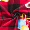 Baby Girls Christmas Dress Long Sleeve Printed Onesie Headband Set - PrettyKid