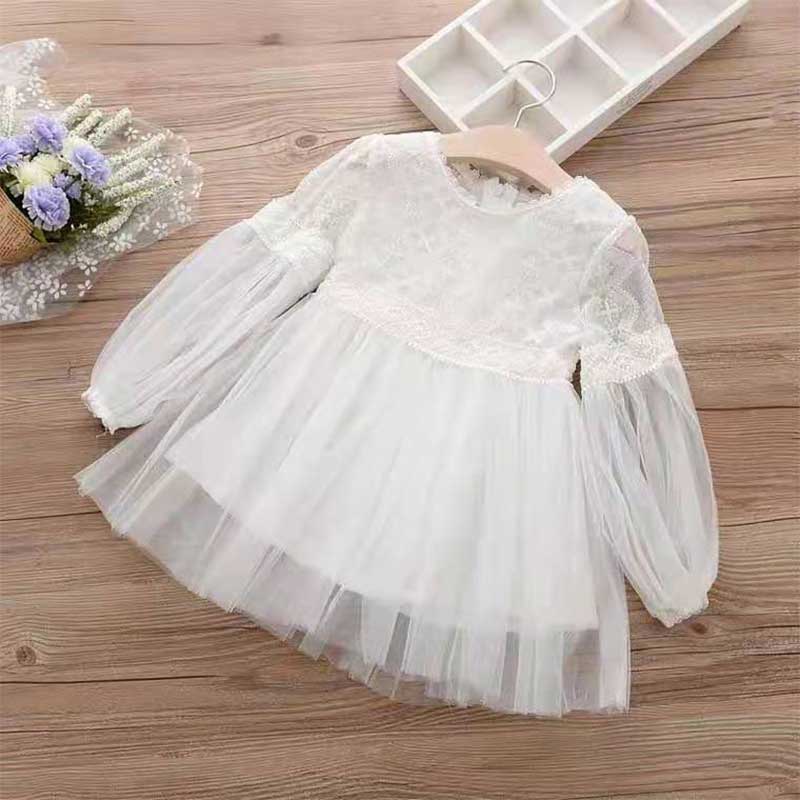 Toddler Girl Lace Princess Dress Children's Clothing - PrettyKid
