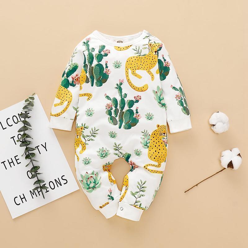 Cactus Printed Jumpsuit for Baby Boy - PrettyKid