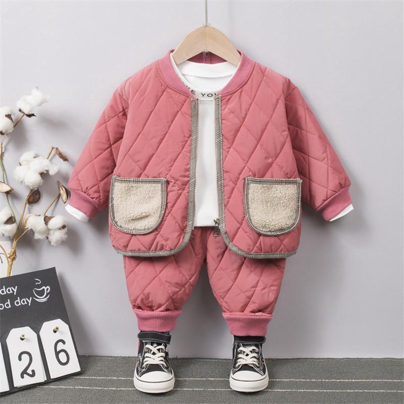 2-piece Winter Thick Coat & Pants for Toddler Girl - PrettyKid