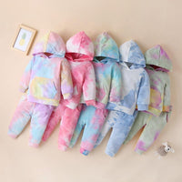 2-piece Tie dye Hoodie & Pants for Baby - PrettyKid