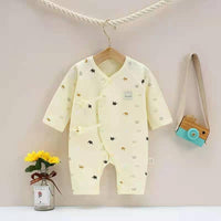 Baby Cartoon Animal Print Bodysuit Baby One Piece Jumpsuit - PrettyKid