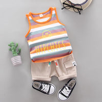 Strip Tank Top and Shorts Set - PrettyKid