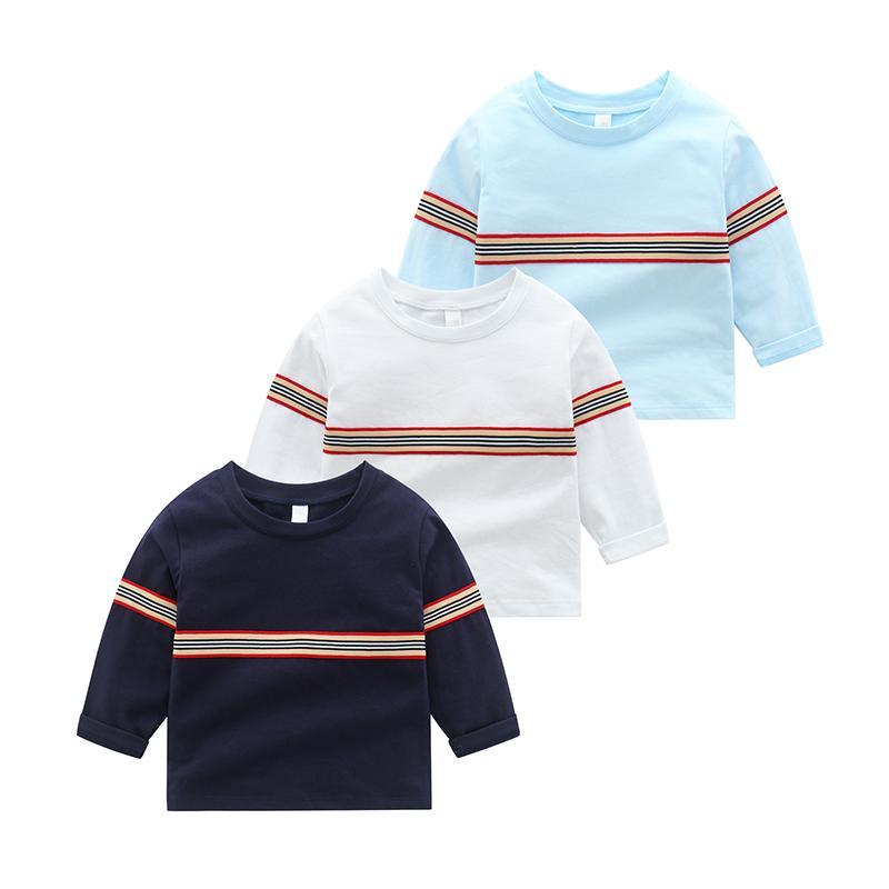 Cotton Classic Stripe Long-sleeve Tee - PrettyKid