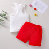 6-24M Baby Girls Clothes Sets Watermelon Letter Tank Top & Sequins Shorts Bulk Baby Clothes - PrettyKid