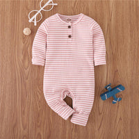 Striped Jumpsuit for Baby Wholesale children's clothing - PrettyKid