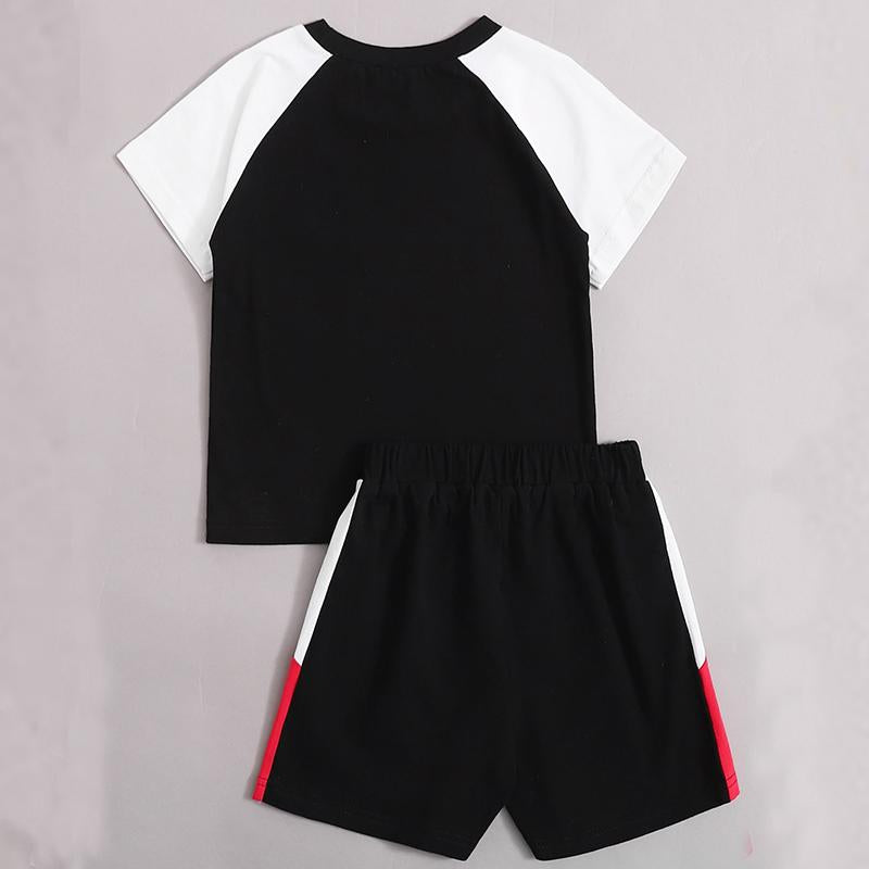 Toddler Boy Sporty Color-block Suit - PrettyKid