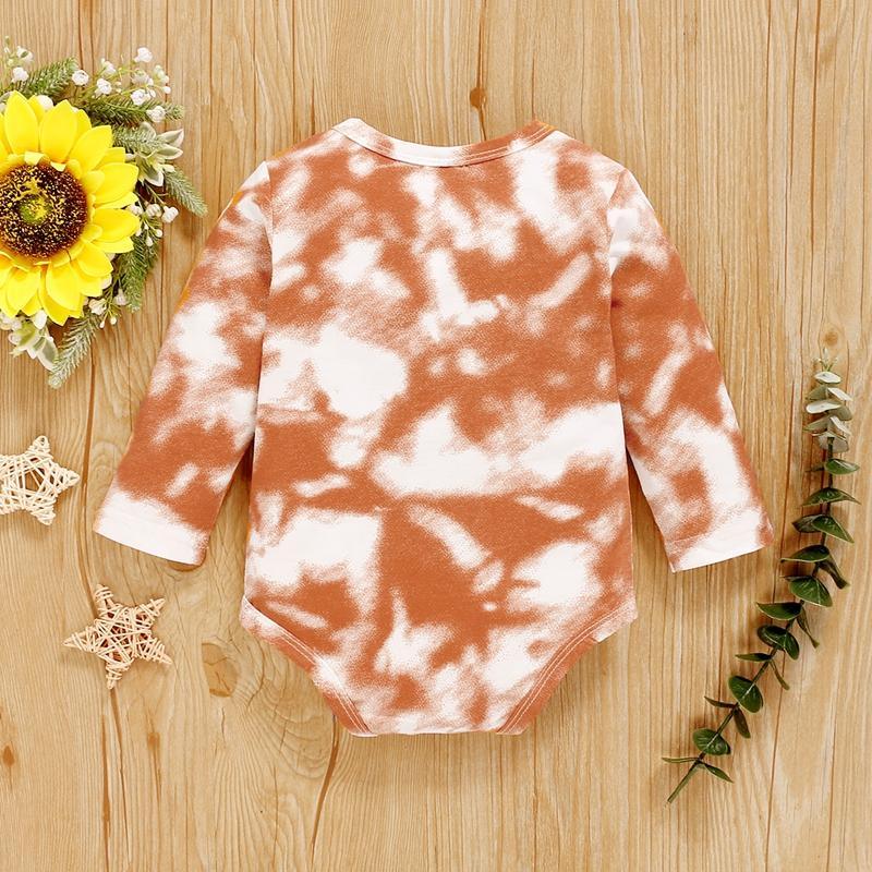 Fashion Long-sleeve Tie-dye Bodysuit Wholesale children's clothing - PrettyKid