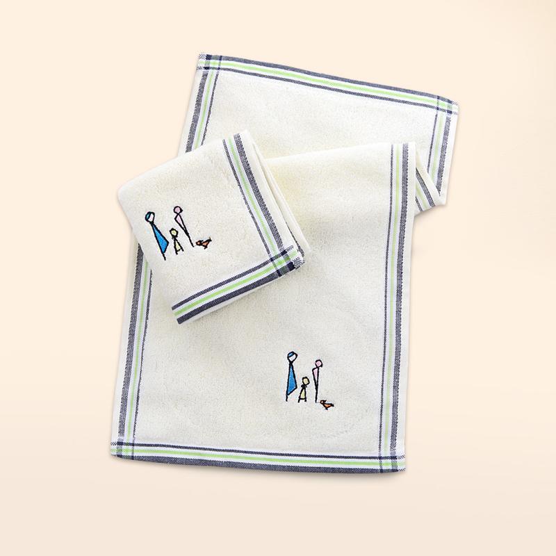 Baby Cute Cartoon Print Towel - PrettyKid