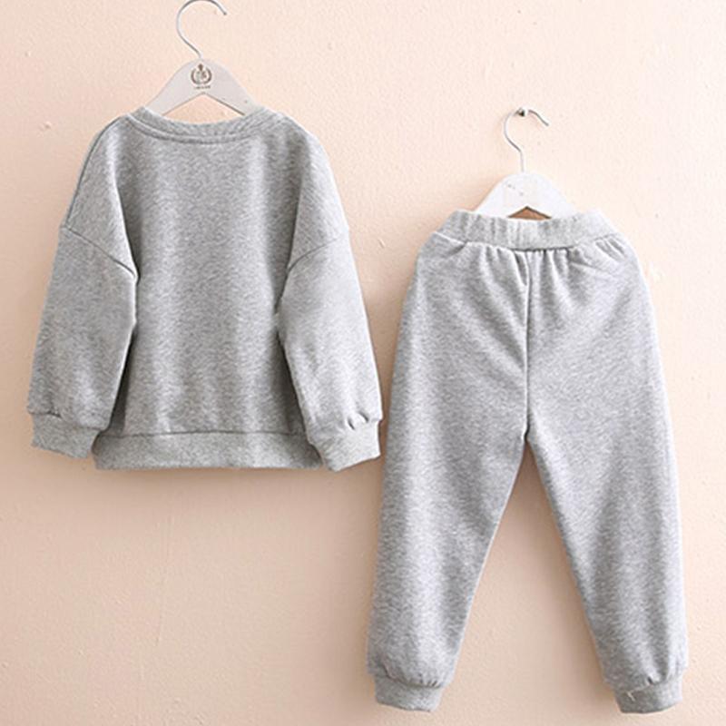 2-piece Unicorn Pattern Sweatshirt & Pants for Girl - PrettyKid