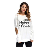 Crew Neck Lettered Bat Long Sleeve Patch T-shirt Wholesale Woman Clothing - PrettyKid