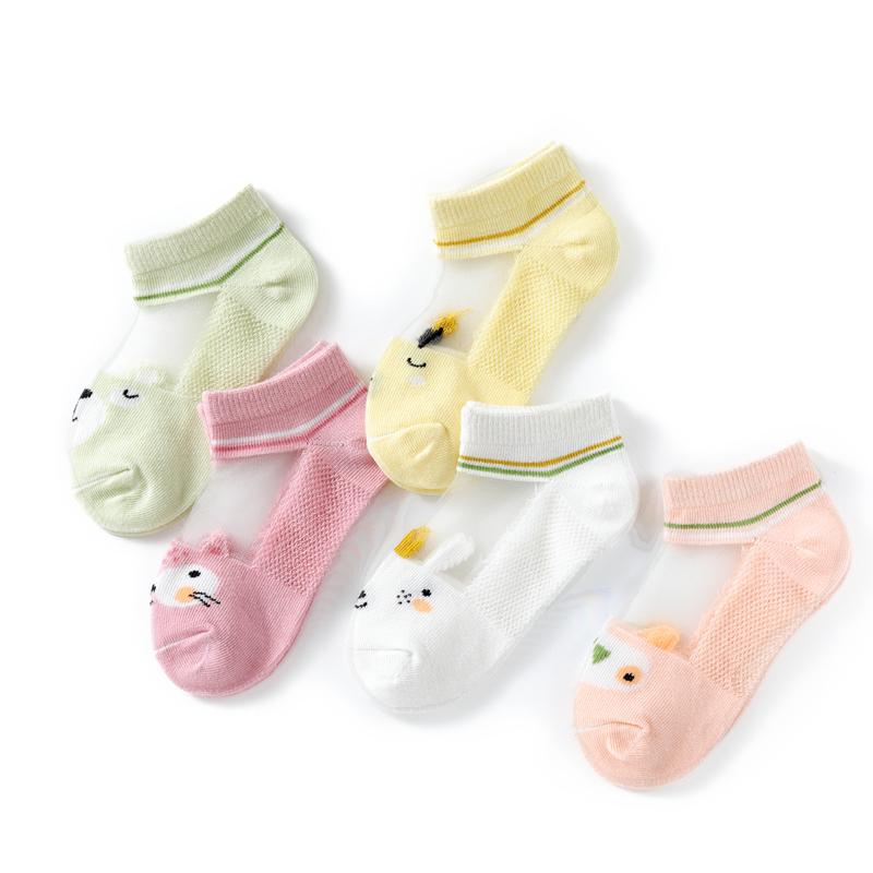 5pcs Sweet Summer Children Socks Children's Clothing - PrettyKid